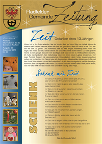 Gemeindezeitung Dezember 2013