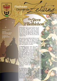 Gemeindezeitung Dezember 2012